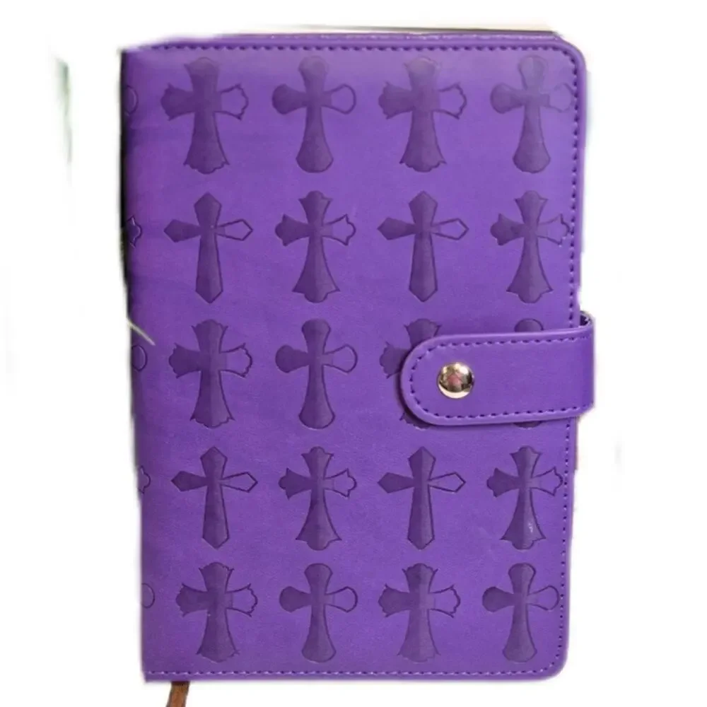 Notebook Purple Cross Padded Journal